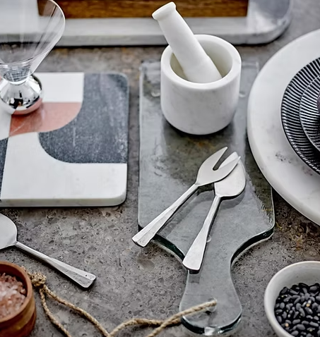 Misaki Mortar & Pestle White Marble