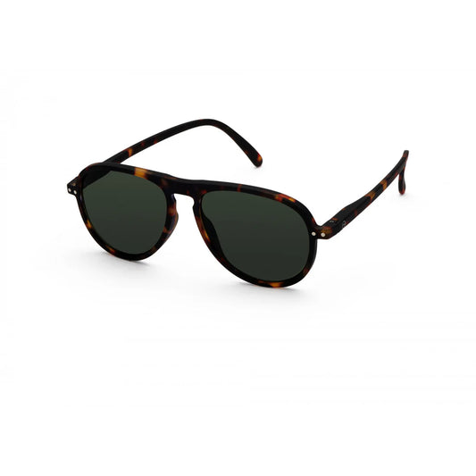 SUN I TORTOISE GREEN LENSES