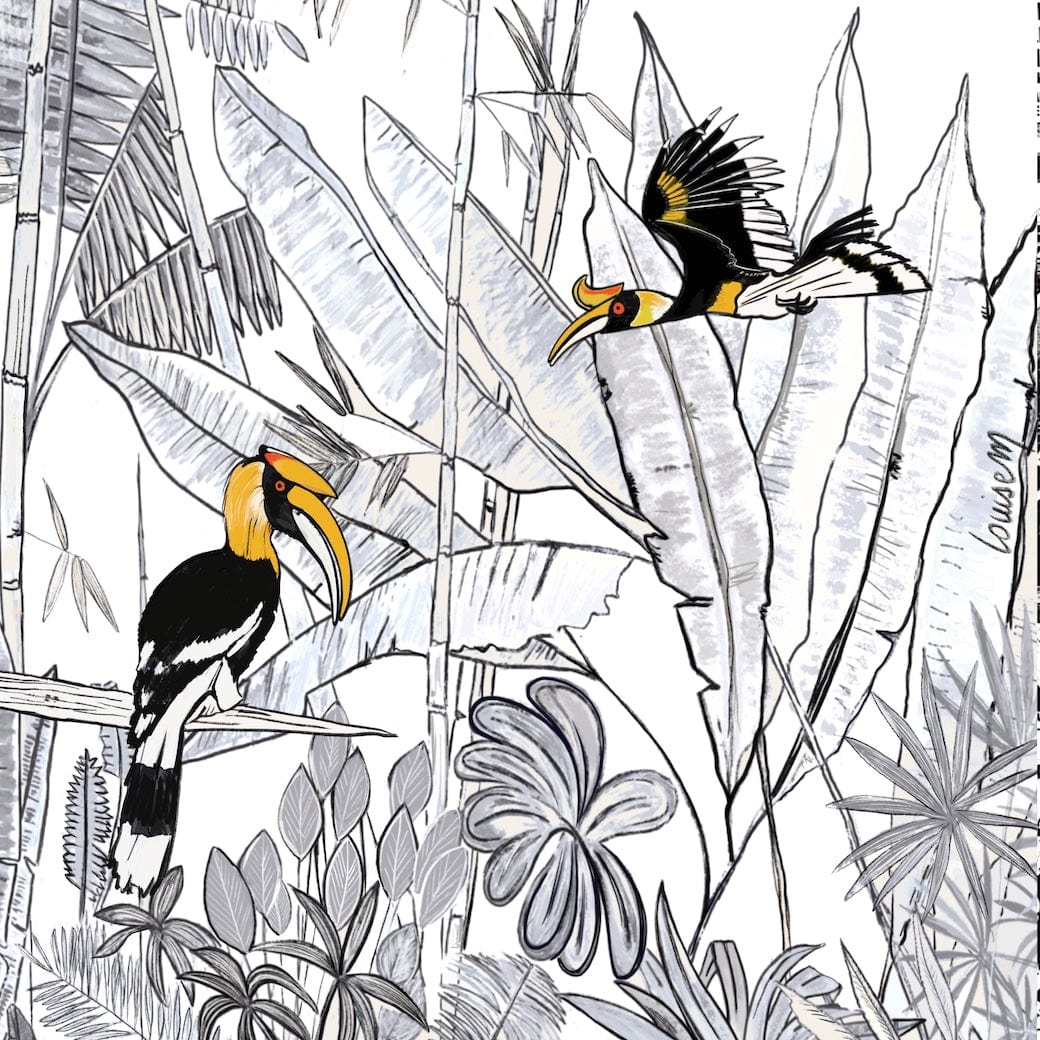 Custom-made painting - Duo of Toucans