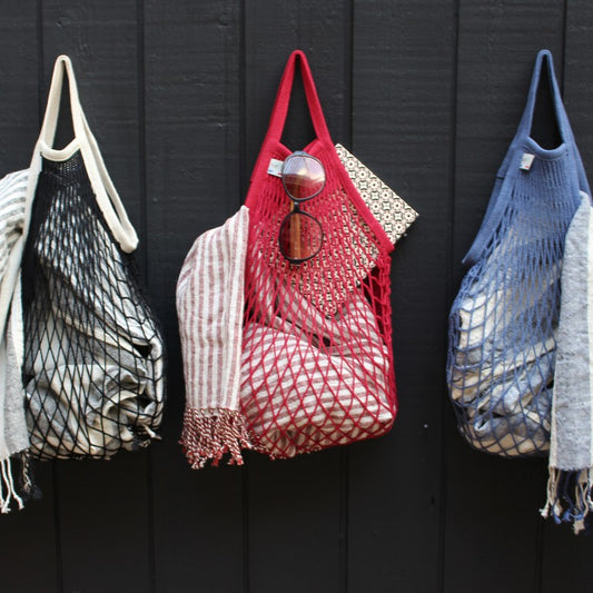 Maison Marcel Filt Kaki Net Bag