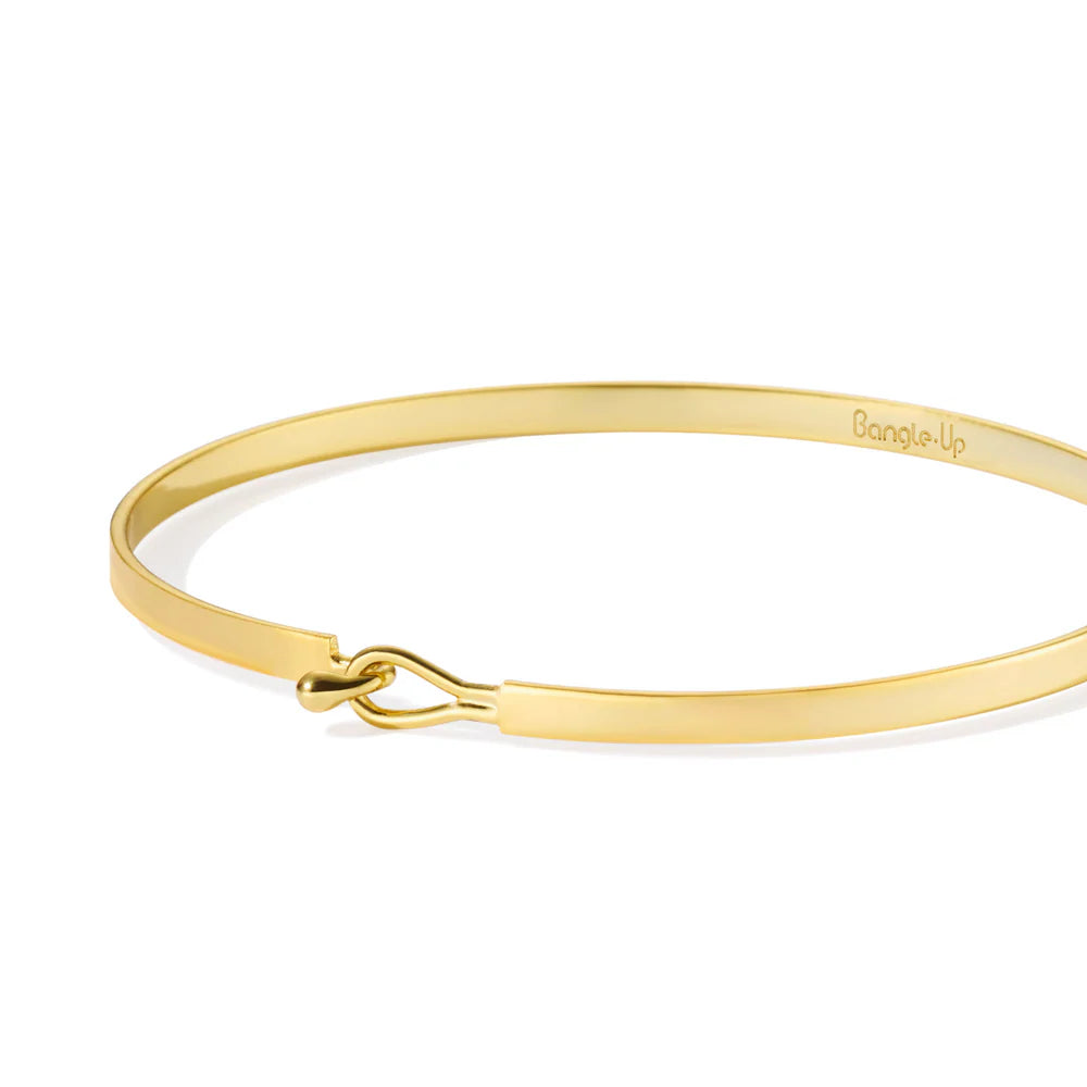 LILY lacquer bracelet with drop clasp in gilded brass