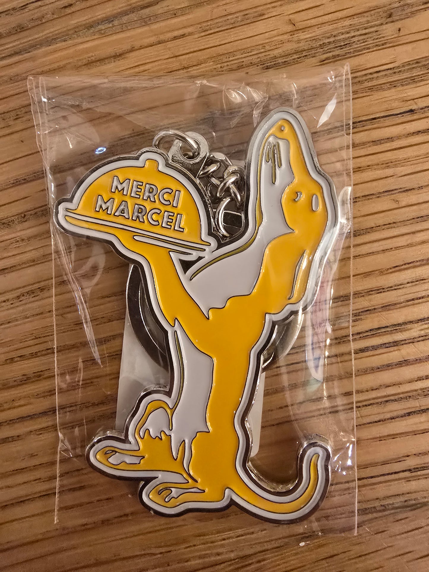 Merci Marcel Keychains - Enamel