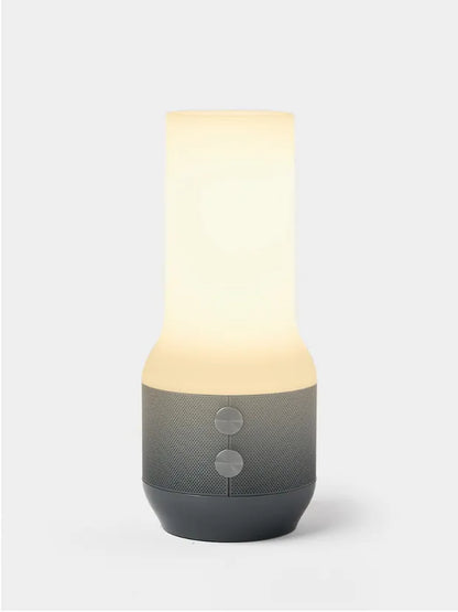 Terrace+ lights and speaker in Gun / soft gold