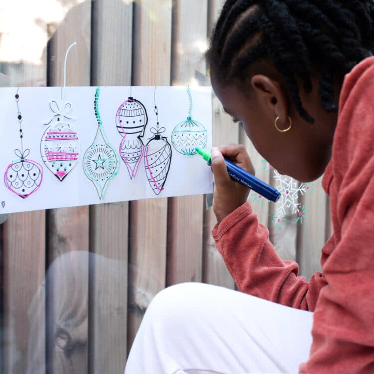 CHRISTMAS WINDOW MARKERS