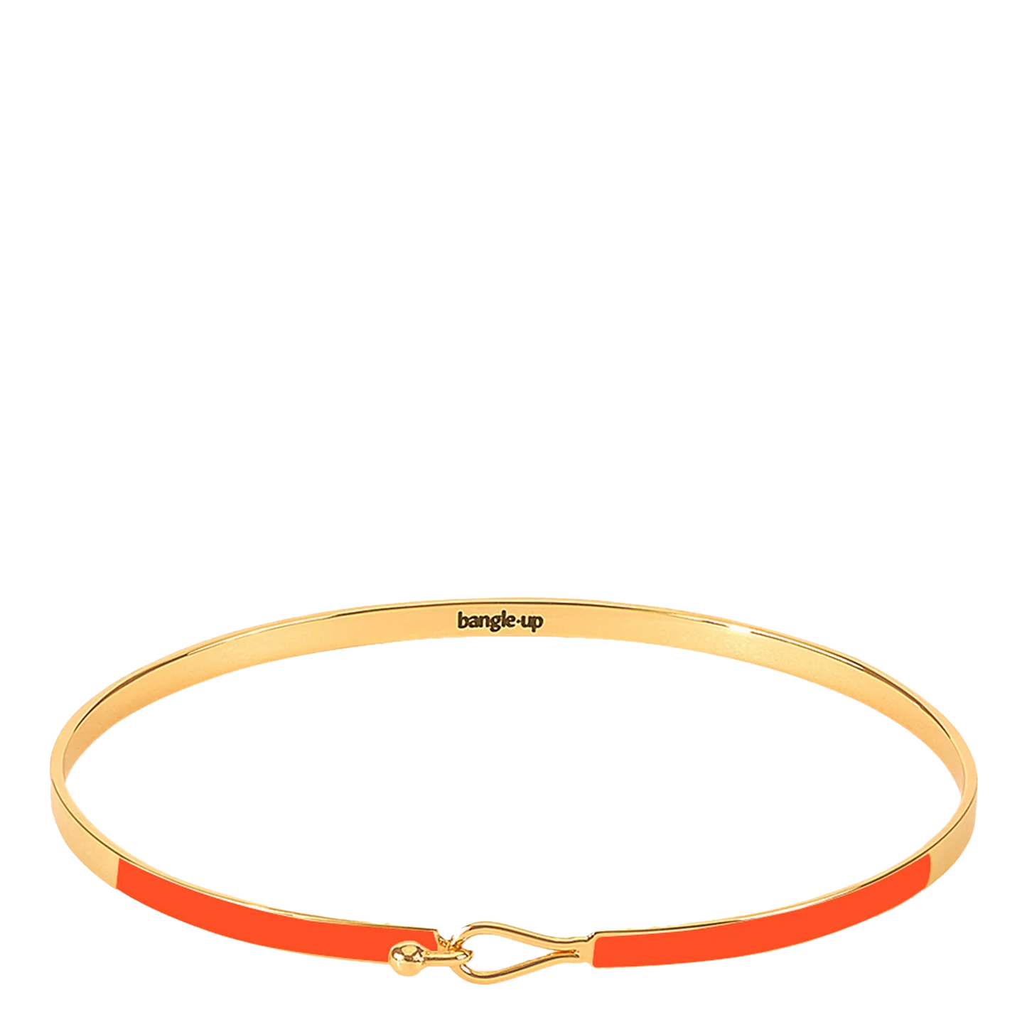 LILY lacquer bracelet with drop clasp in gilded brass