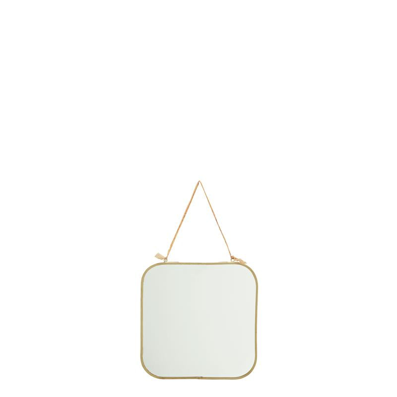 Brass Hanging Mirror