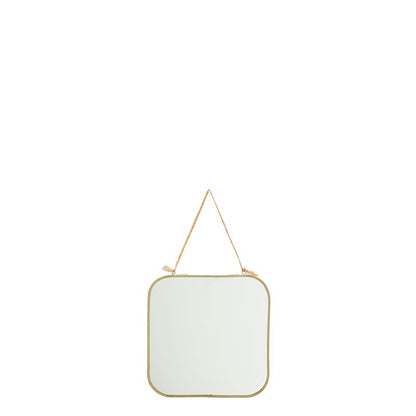 Brass Hanging Mirror