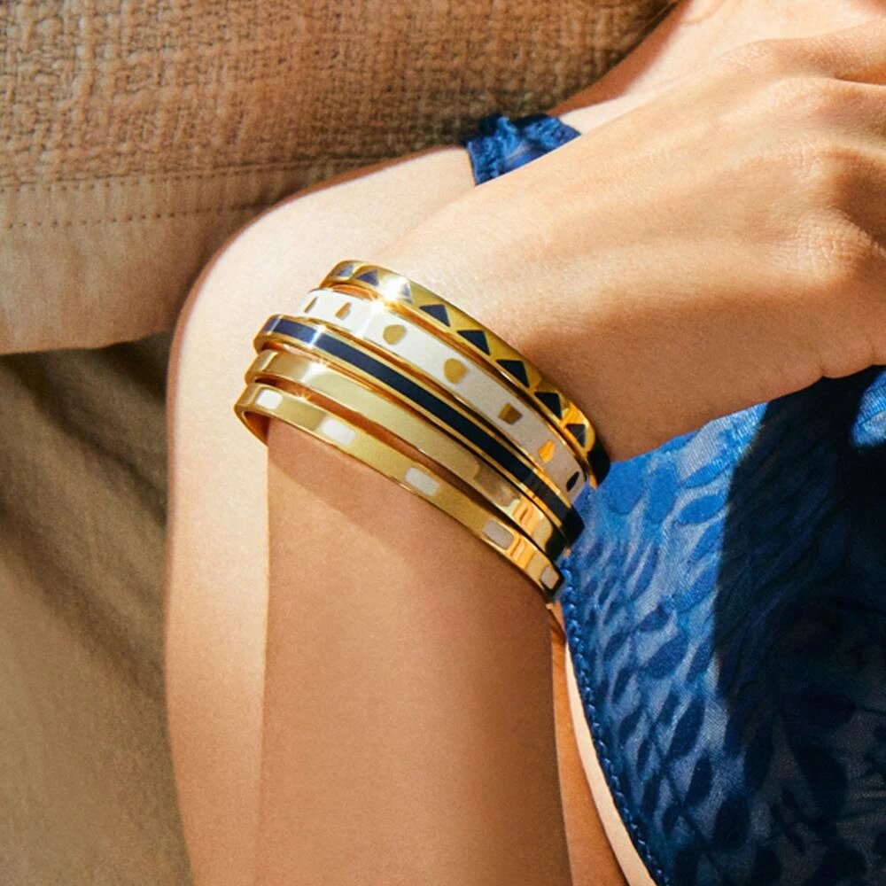 Maison Marcel Bangle Up Gold Fin Cuff 