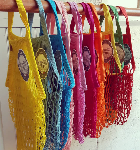 Maison Marcel Filt Gold Net Bag