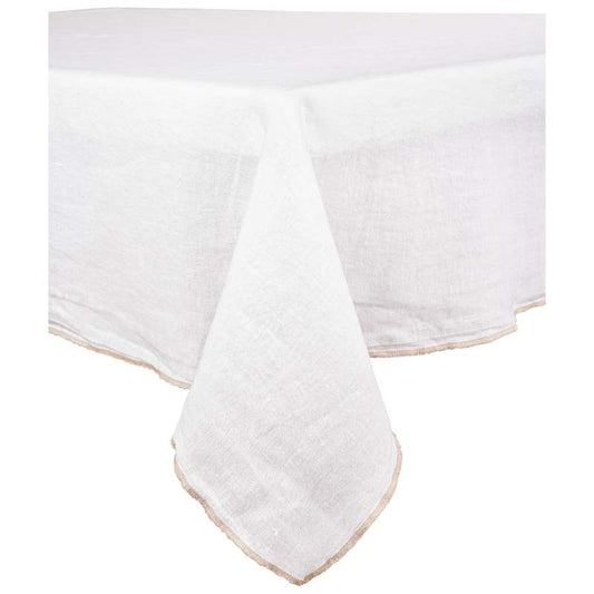 Tablecloth Venice White 160x160