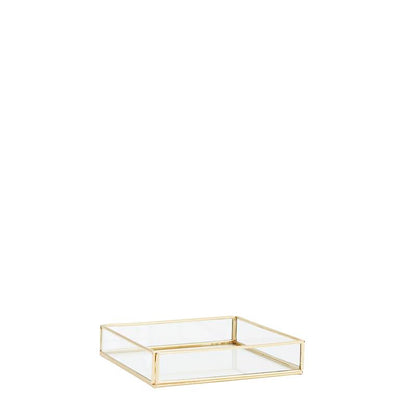 Quadratic Glass Tray